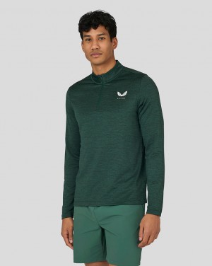 Castore Active Marl Quarter Zip πρασινο | 253YXGQMD