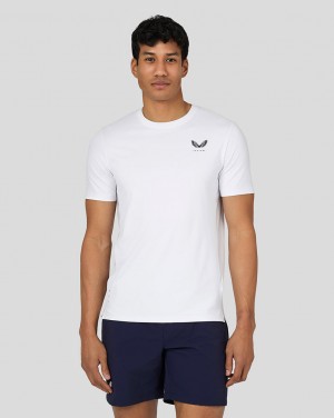 Castore Active Short Sleeve Performance T-Shirt ασπρα | 376PZMJDG