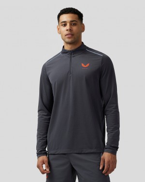 Castore Apex Aeromesh Quarter Zip μπλε | 340KTRUZB