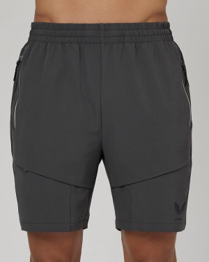 Castore Flex Woven Cargo Shorts Gunmetal | 053DOSJNU