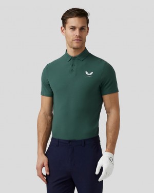 Castore Golf Essential Polo πρασινο | 734QIMEJZ