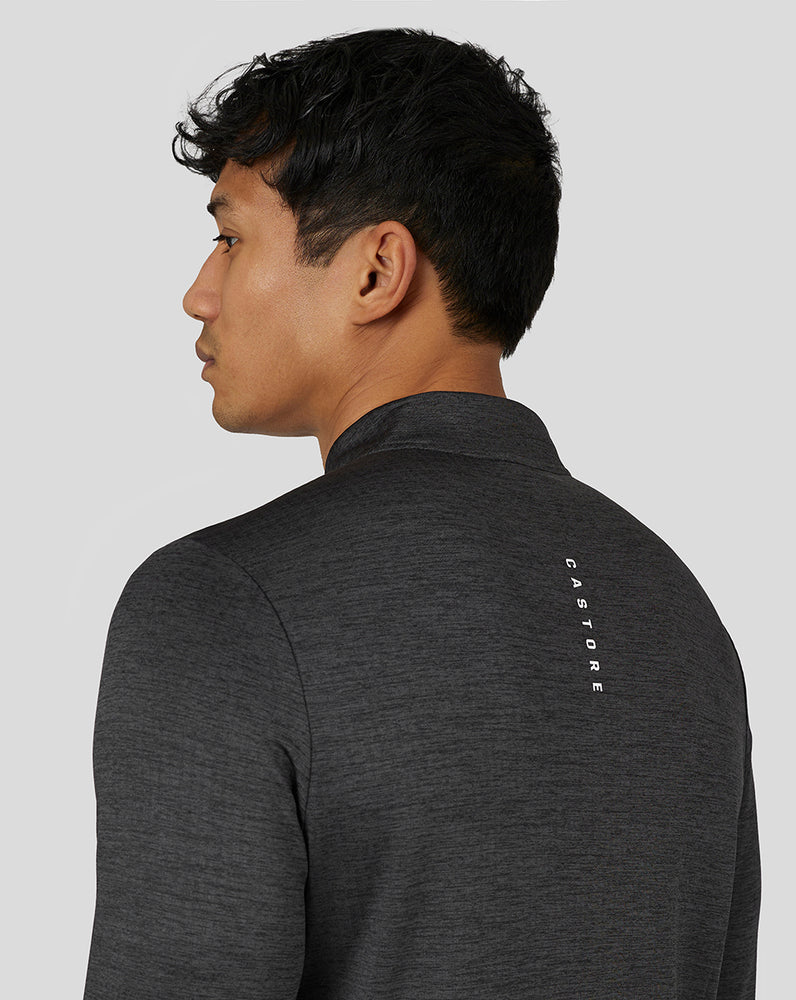 Castore Active Long Sleeve Marl Quarter Zip Gunmetal | 183SPTUWL