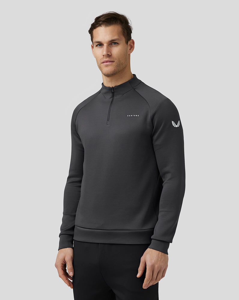 Castore Aeroscuba 1/4 Zip Gunmetal | 178RJNGFQ