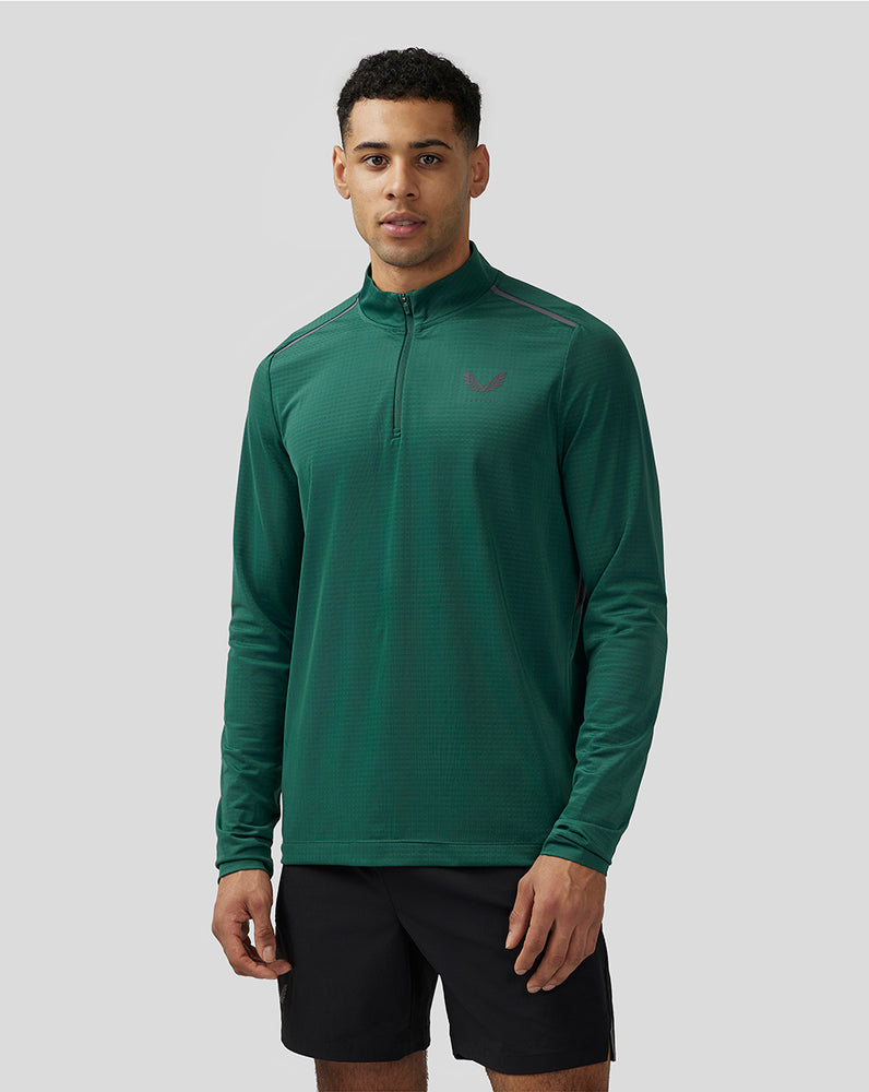 Castore Apex Aeromesh Quarter Zip πρασινο | 207SRVBOD