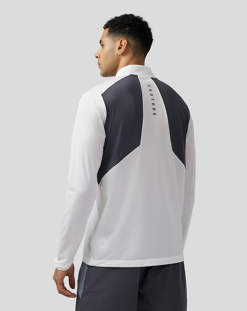 Castore Apex Aeromesh Quarter Zip ασπρα | 376RNLFKB