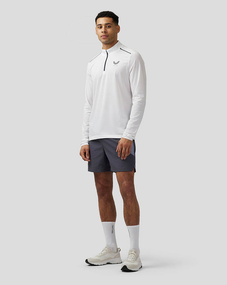 Castore Apex Aeromesh Quarter Zip ασπρα | 376RNLFKB