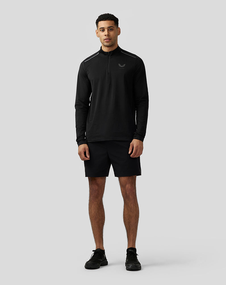 Castore Apex Aeromesh Quarter Zip μαυρα | 923PLCXHG