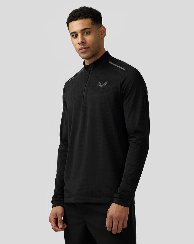 Castore Apex Aeromesh Quarter Zip μαυρα | 923PLCXHG