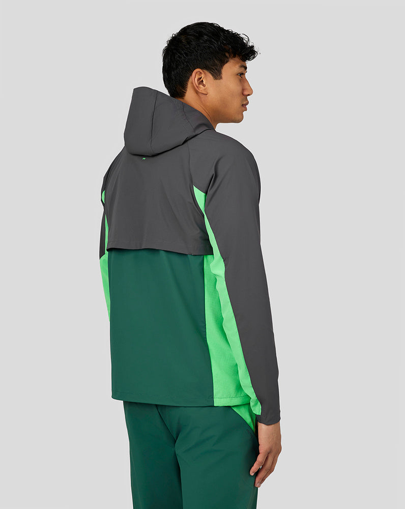 Castore Flex Woven Jacket Pine Grey/Green | 347FMLTPU