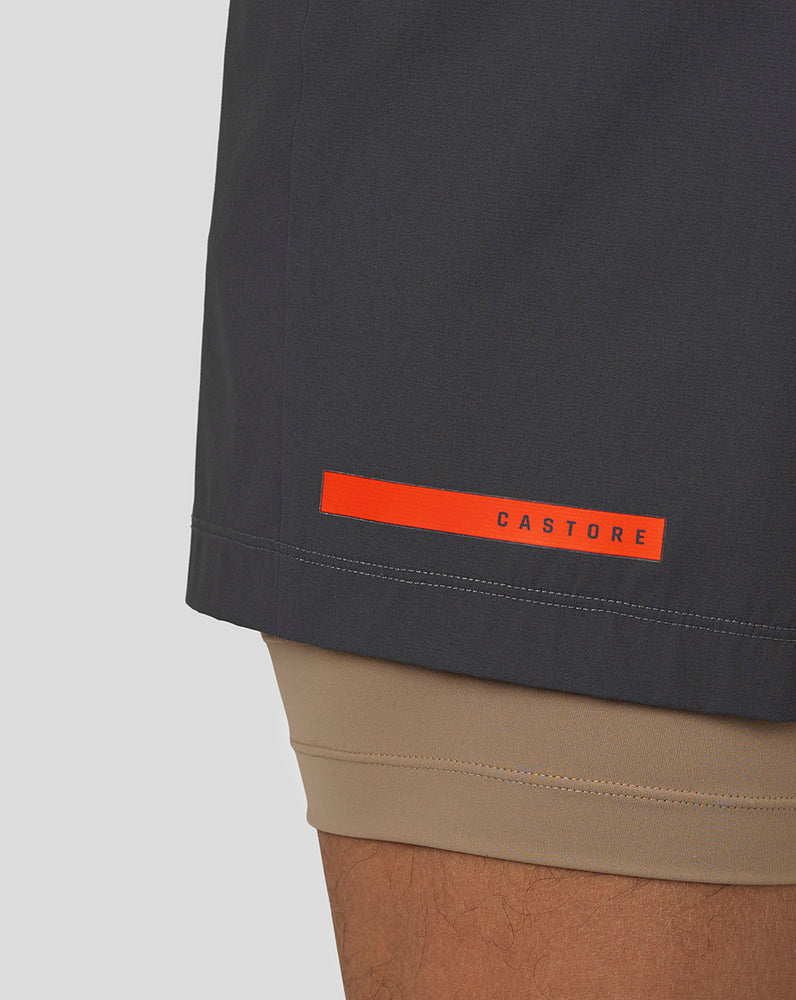 Castore Flow 2-in-1 Shorts Gunmetal | 672UXFZYN