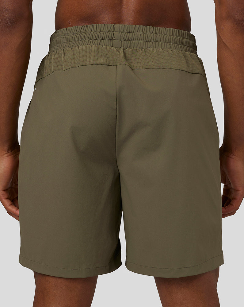 Castore Flow Breathable Woven Shorts Ελιά | 036HWBDSO