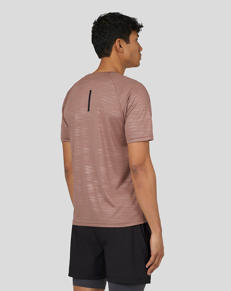 Castore Flow Short Sleeve Printed T-Shirt Peach Clay | 530RMTAGL