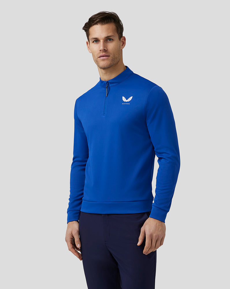 Castore Golf Club Classic Quarter Zip Top μπλε ρουά μπλε | 975JEPHIU