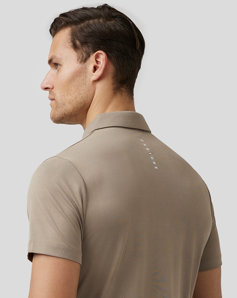 Castore Golf Engineered Knit Polo Clay | 025MZOYER