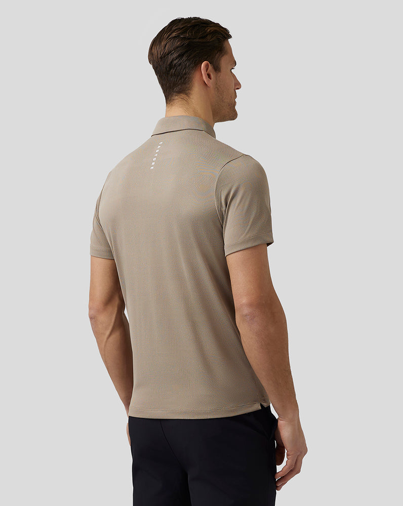 Castore Golf Engineered Knit Polo Clay | 638KAMRTO