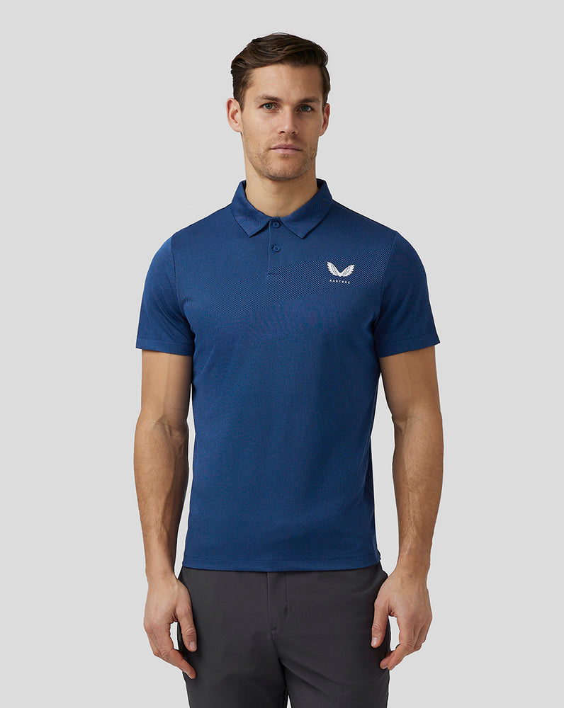 Castore Golf Engineered Knit Polo σκουρο μπλε | 057ZEUGIR