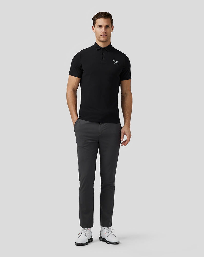 Castore Golf Essential Polo μαυρα | 349NZCPKV