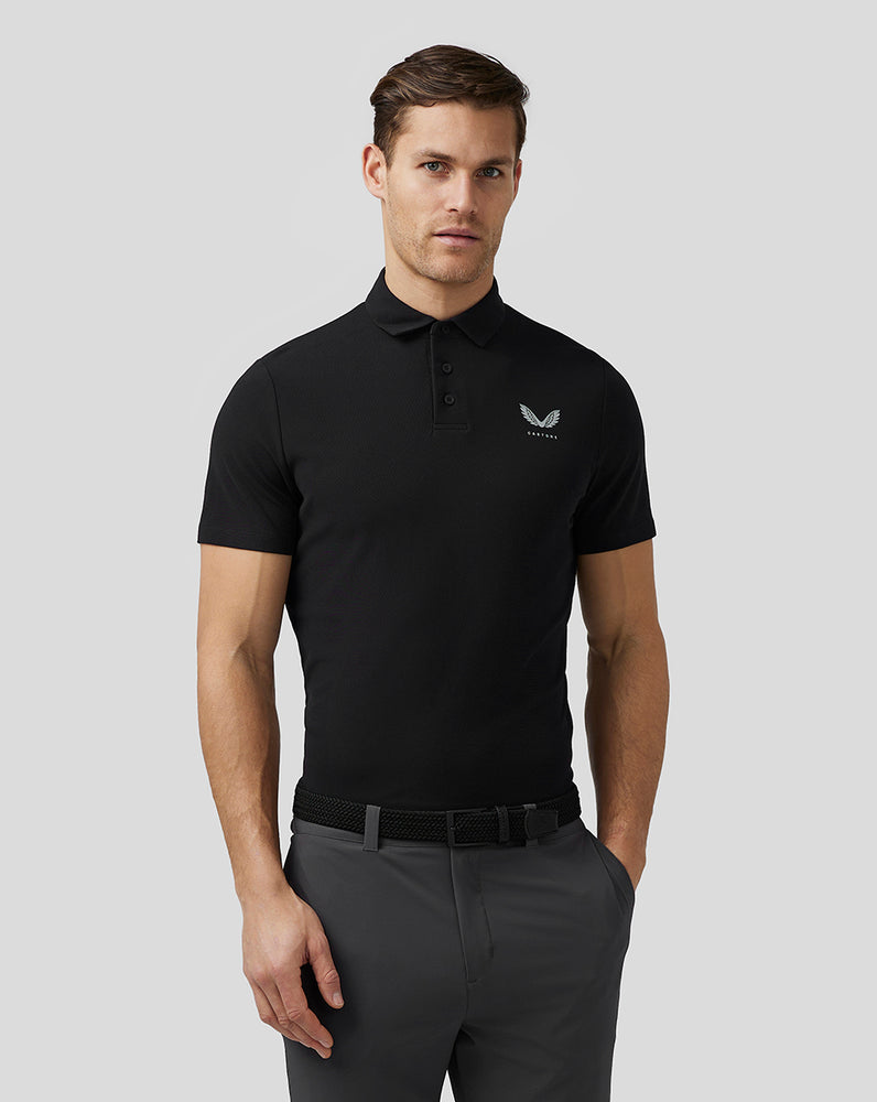 Castore Golf Essential Polo μαυρα | 349NZCPKV