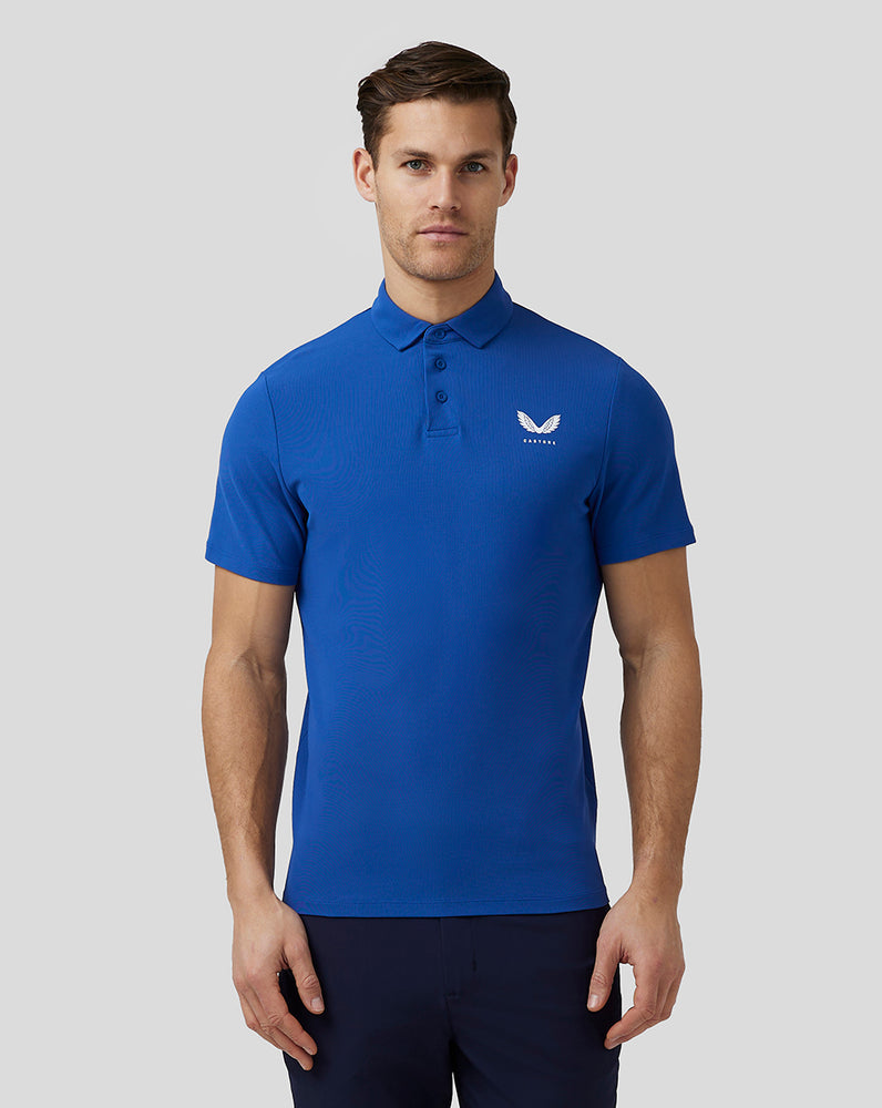 Castore Golf Essential Polo μπλε ρουά μπλε | 193SBOCAI