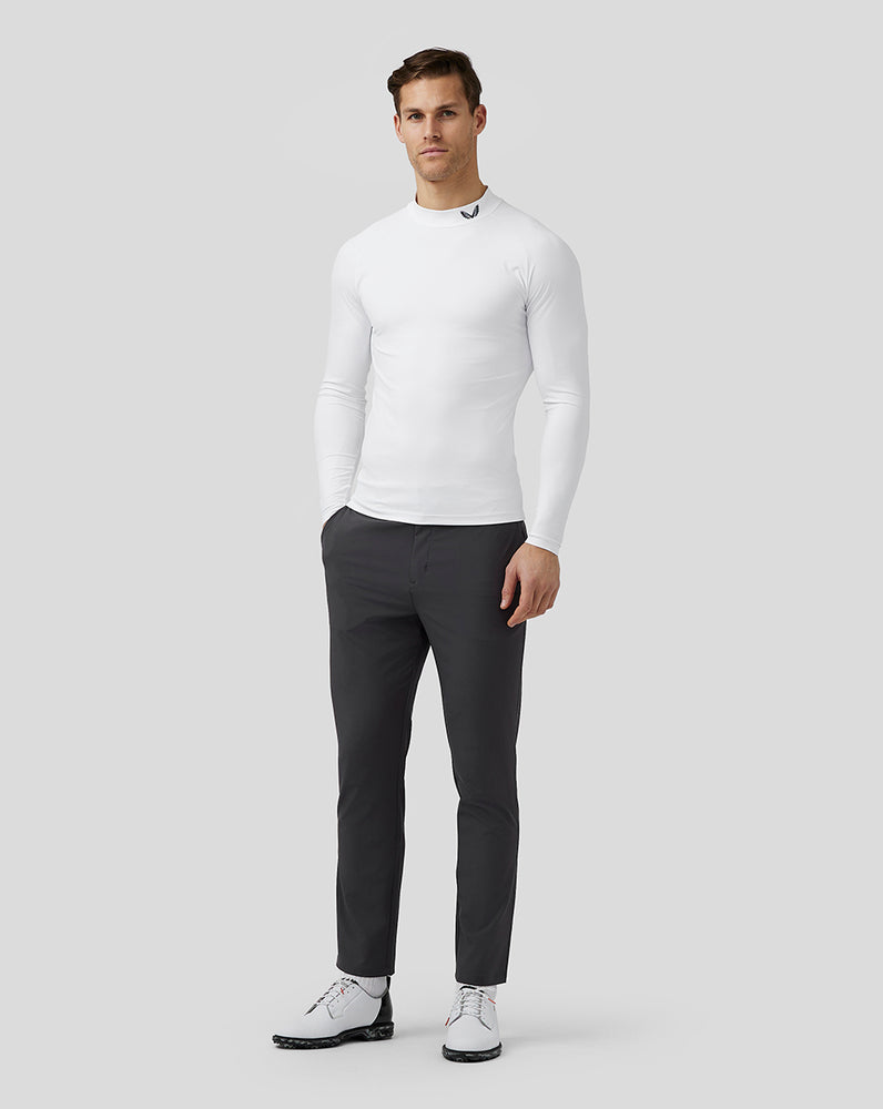 Castore Golf Long Sleeve Mock Neck Base Layer ασπρα | 384LEMKSF