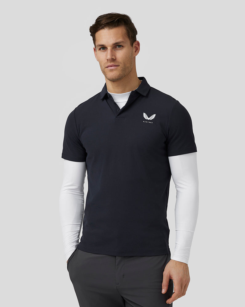 Castore Golf Long Sleeve Mock Neck Base Layer ασπρα | 384LEMKSF