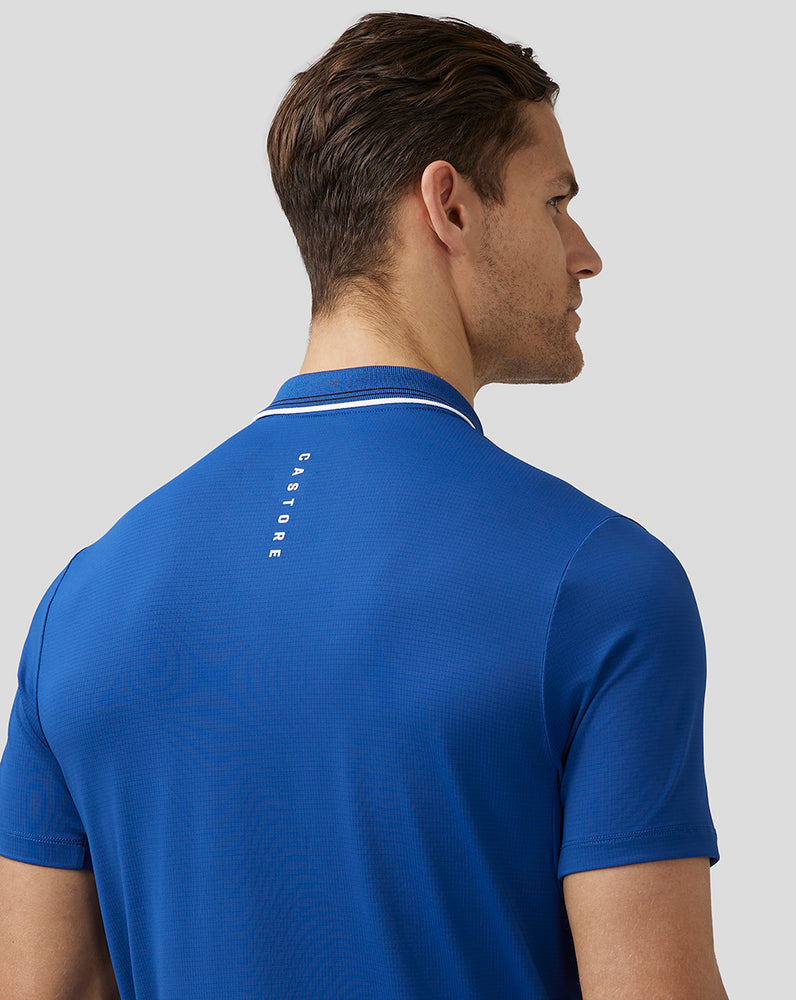 Castore Golf Tech Polo μπλε ρουά μπλε | 785BMTPYK