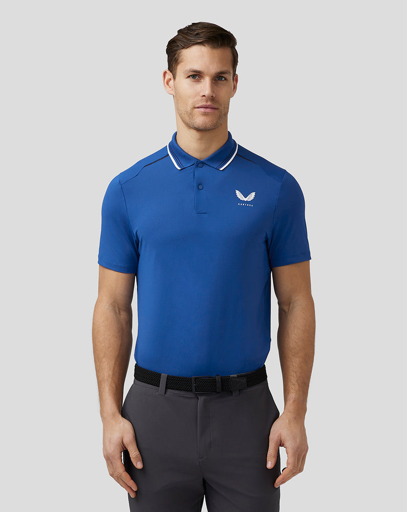 Castore Golf Tech Polo μπλε ρουά μπλε | 785BMTPYK