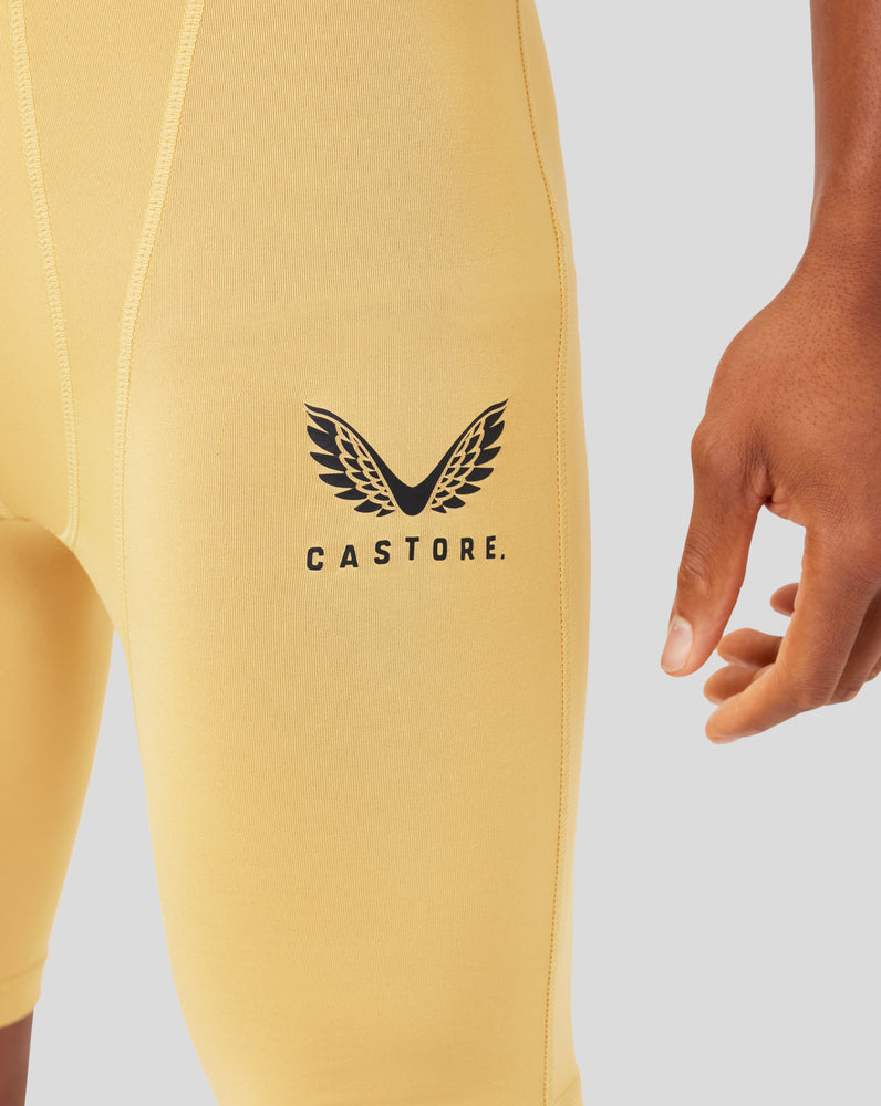 Castore Honey Gold Baselayer Shorts | 692NGLMDJ