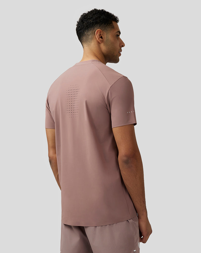 Castore Zone Ventilation Training T-Shirt Peach Clay | 987CUVANZ