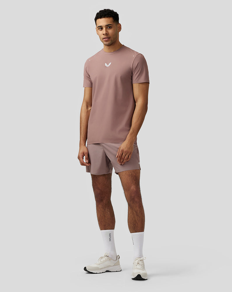 Castore Zone Ventilation Training T-Shirt Peach Clay | 987CUVANZ